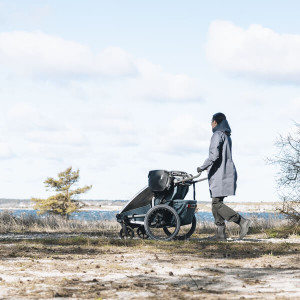 Chariot Cross 2 places G3 "Dark Slate" (Remorque-vélo, Poussette & Jogger) (2024) Thule