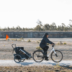 Chariot Cross 2 places G3 "Dark Slate" (Remorque-vélo, Poussette & Jogger) (2024) Thule