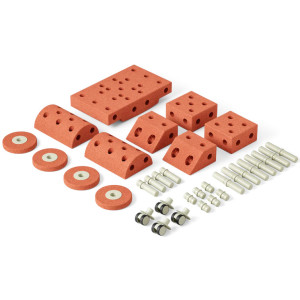 Jeu de construction évolutif Dreamer Kit "Burnt Orange / Dusty Green" (34 pièces)