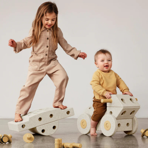 Jeu de construction évolutif Dreamer Kit "Sand Grey" (34 pièces)