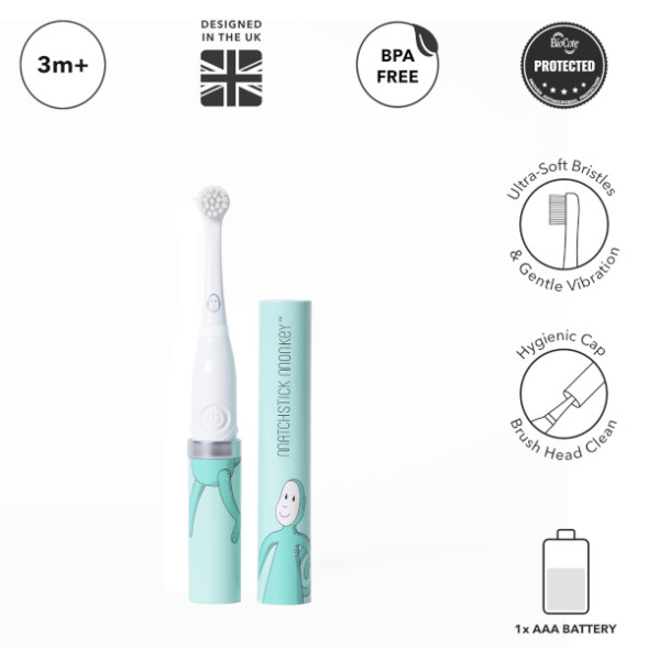 Brosse à dents bébé électrique Sonique "Singe" (3-36 mois)