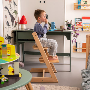 Chaise haute  enfant évolutif tripp trapp en bois Naturel Stokke