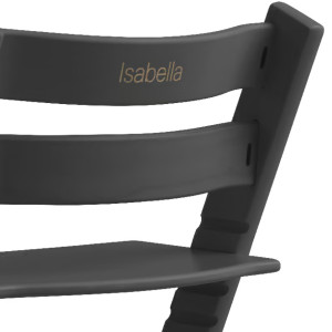 Chaise haute  enfant évolutif tripp trapp en bois Noir Stokke