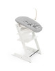 Chaise Haute Tripp Trapp "Blanc" en bois de hêtre + Set Nouveau-né