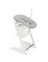 Chaise Haute Tripp Trapp "Blanc" en bois de hêtre + Set Nouveau-né