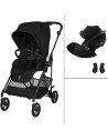  Pack Duo Poussette Melio Carbon 6 "Magic Black" + Cloud G3 Plus (2026)