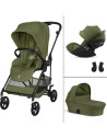  Pack Trio Poussette Melio Carbon 6 "Moss Green" + Nacelle + Cloud G3 Plus (2026)