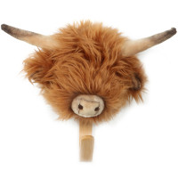 Patère en Peluche "Vache écossaise"