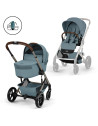  Pack Duo Poussette Balios S Lux 4 "Stormy Blue" + Nacelle Pliable