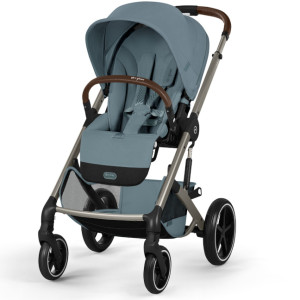  Pack Duo Poussette Cybex Balios S Lux 4 "Stormy Blue" + Nacelle Pliable