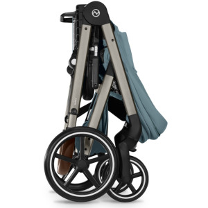  Pack Duo Poussette Cybex Balios S Lux 4 "Stormy Blue" + Nacelle Pliable
