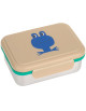 Boîte repas & goûter compartimentée en inox "Happy Trails Frog"