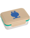 Boîte repas & goûter compartimentée en inox "Happy Trails Frog"