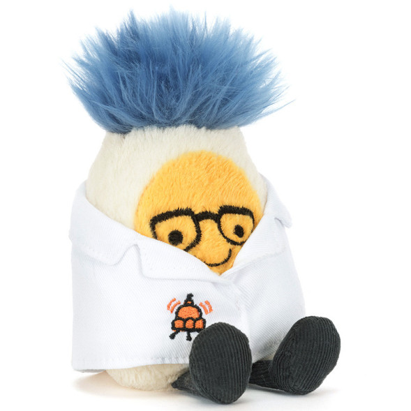 Peluche Amuseables Boiled Egg Scientist (14 cm)