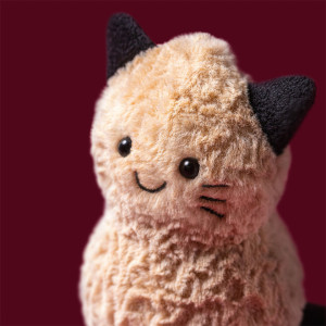 Peluche Amuseables Cacahuète "Cat" (12 cm) Jellycat