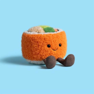 Peluche Amuseables Codhi Californian Roll (9 cm) Jellycat