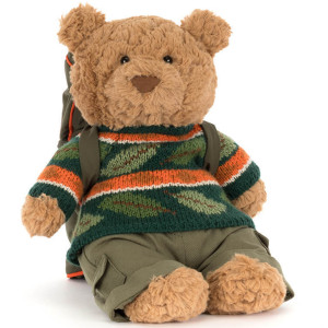 Peluche Ours Bartholomew "Randonnée" (26 cm) Jellycat