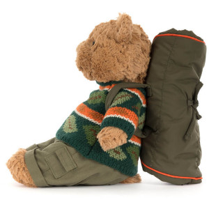 Peluche Ours Bartholomew "Randonnée" (26 cm) Jellycat