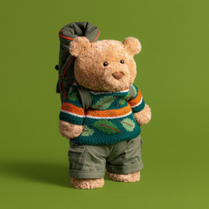 Peluche Ours Bartholomew "Randonnée" (26 cm) Jellycat