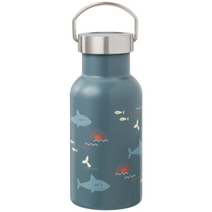 Gourde enfant en inox isotherme (350 ml) "Shark" Fresk