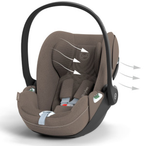  Siège auto Cybex Cloud T (0/24 mois) Plus "Coconut Brown"