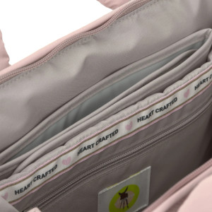 Sac à langer à dos Minoa "Rose Poudré"