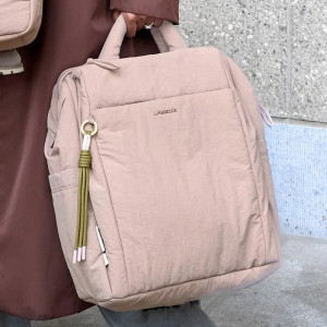 Sac à langer à dos Minoa "Rose Poudré"