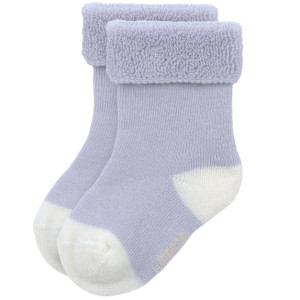 Chaussettes bébé Naissance en coton bio bouclette "Chat" (x3) Lassig
