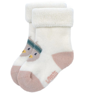 Chaussettes bébé (4-12 mois) en coton bio bouclette "Canard" (x3)