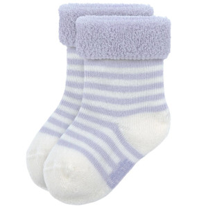 Chaussettes bébé (4-12 mois) en coton bio bouclette "Chat" (x3)