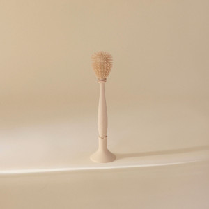 Goupillon pour biberons en silicone "Naturel" Mushie