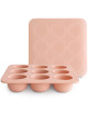 Bac à congélation en silicone pour bébé "Rose Blush"