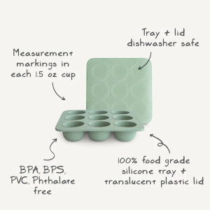 Bac à congélation bébé "Vert Menthe" Mushie