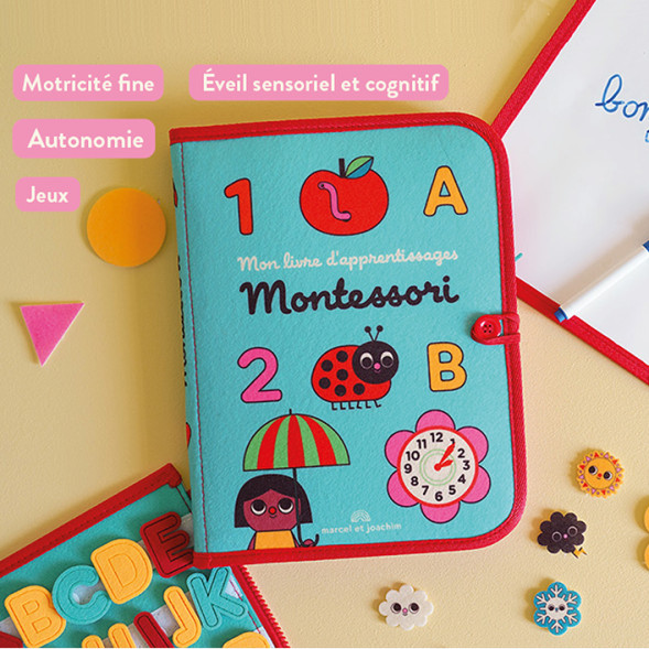 Livre enfant "Mon livre d'apprentissage Montessori" (3 ans et +)