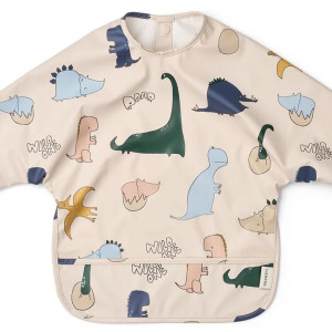 Bavoir bébé manches longues imperméable (12-36 mois) Merle "Dino Roar" Liewood