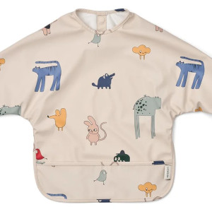 Bavoir bébé manches longues imperméable (12-36 mois) Merle "Imagine" Liewood