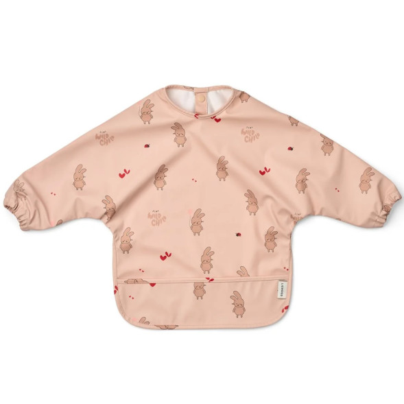Bavoir bébé manches longues imperméable (12-36 mois) Merle "Wild Child" Liewood