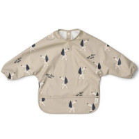 Bavoir bébé manches longues imperméable (12-36 mois) Merle "Dakota Dog" Liewood