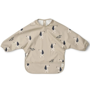 Bavoir bébé manches longues imperméable (12-36 mois) Merle "Dakota Dog" Liewood