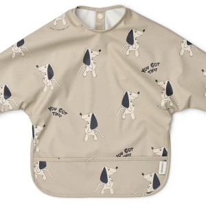 Bavoir bébé manches longues imperméable (12-36 mois) Merle "Dakota Dog" Liewood