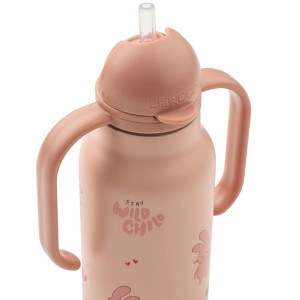 Gourde à poignées en inox isotherme (250ml) Kimmie "Wild Child" Liewood