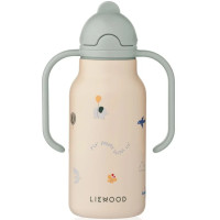 Gourde à poignées en inox isotherme (250ml) Kimmie "Flying"
