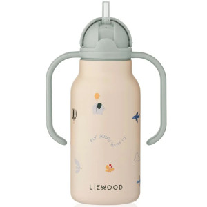 Gourde à poignées en inox isotherme (250ml) Kimmie "Flying" Liewood