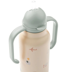 Gourde à poignées en inox isotherme (250ml) Kimmie "Flying" Liewood