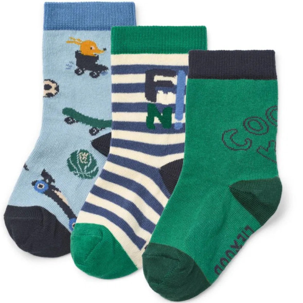 Chaussettes enfant en coton Silas "Cool Kids Multi Mix" (x4)