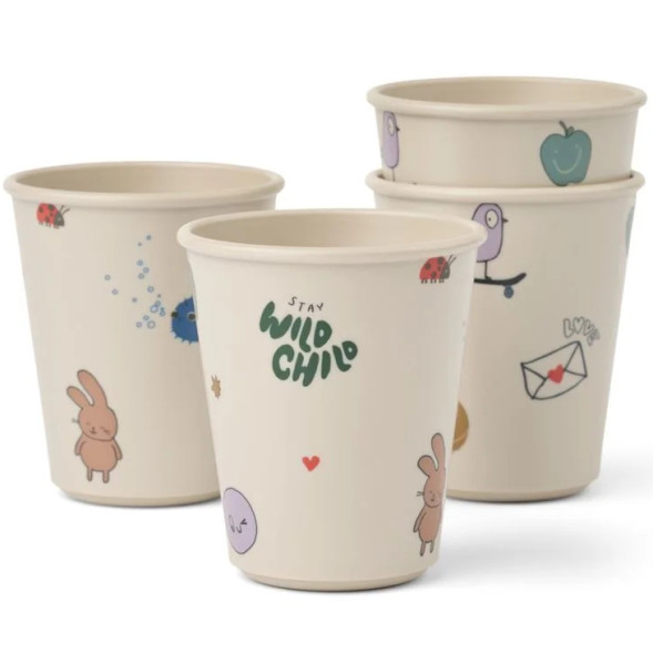 Gobelets enfant Lana "Tamtam" (x4)