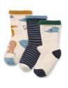Chaussettes bébé en coton bouclette Eloy "Dino Multi Mix" (x3)