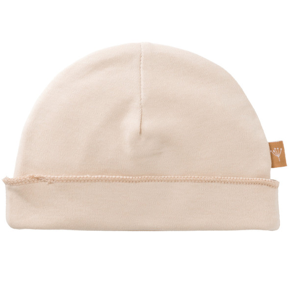 Bonnet bébé en coton bio "Avoine" (6-12 mois)