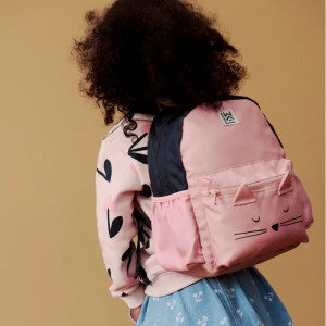 Sweat fille en coton bio Ridley "Cherry Heart Rosey" Liewood