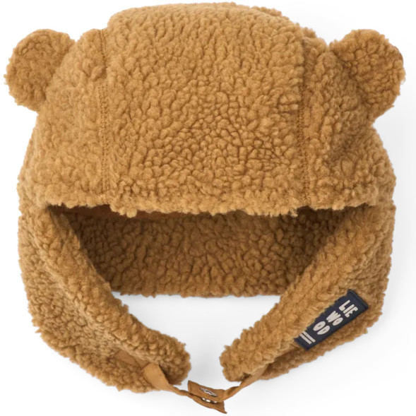 Chapka bébé en polaire Bravo "Ourson Golden Caramel" (12-24 mois)